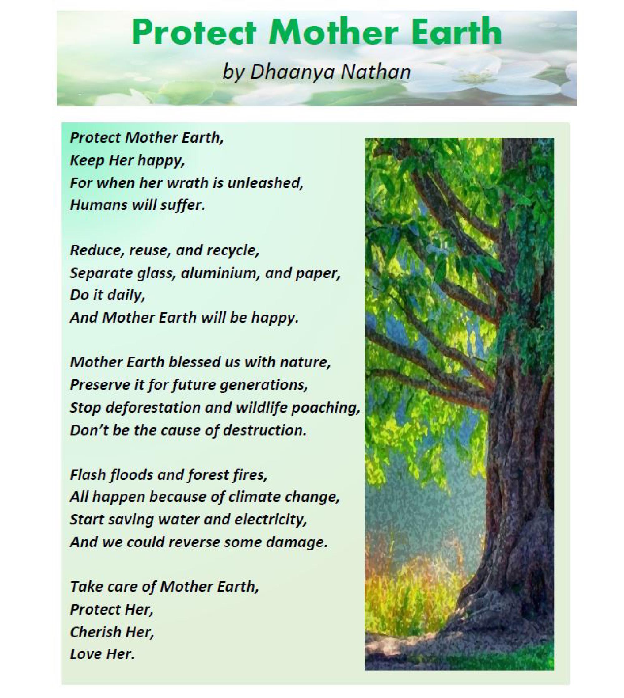 Featured image of post Earth Day Poem